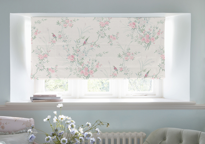 Shabby Chic by Rachel Ashwell Bird Chinoiserie, Blossom - Twist&Fit Roman Blind - Image 3
